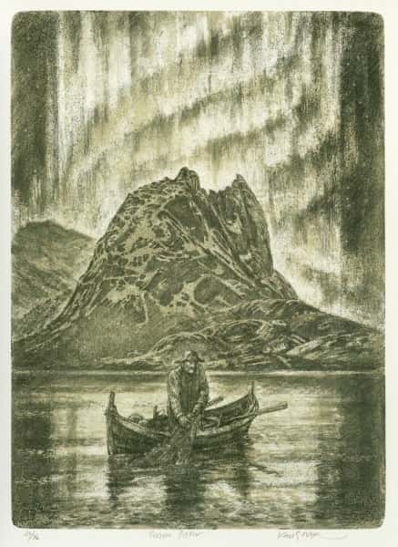Ensam fisker av Karl Erik Harr